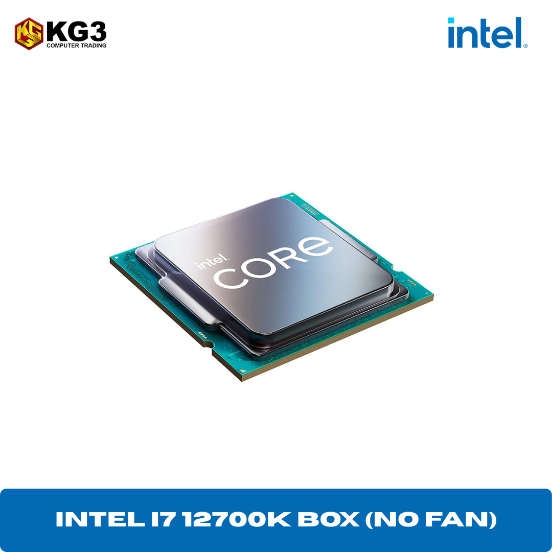 Intel i7 12700K BOX (NO FAN)