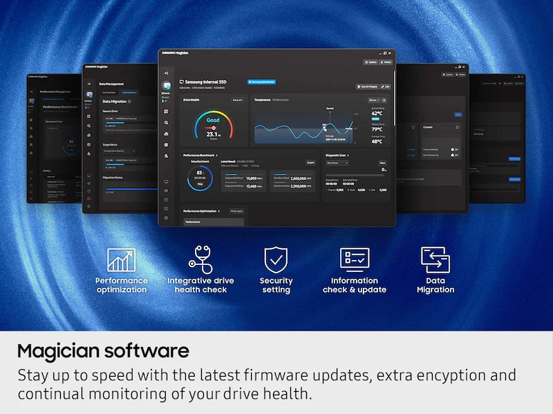 Samsung 1TB 990 EVO PLUS NVME M.2 SSD view 6