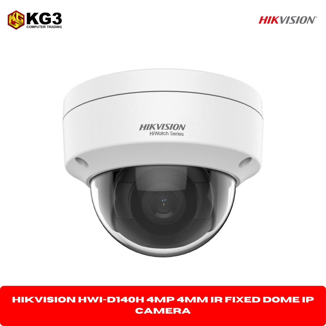 Hikvision HWI-D140H 4MP 4mm IR Fixed Dome IP Camera