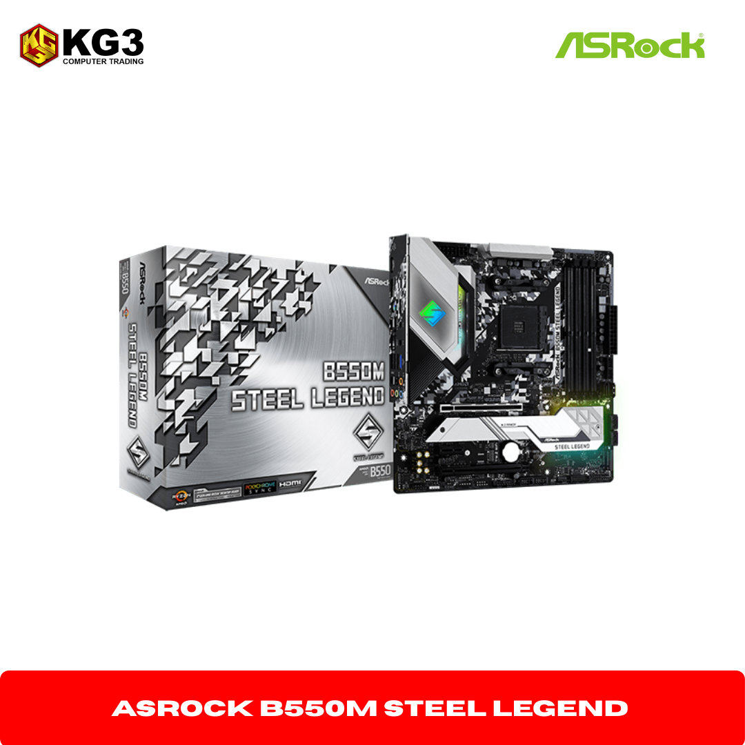 Asrock B550M Steel Legend Motherboard