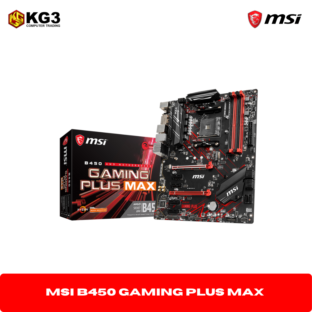 MSI B450 Gaming Plus Max (AM4) B450, ATX, 4*ddr4