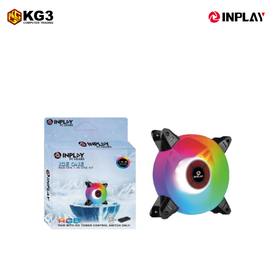 Inplay M05 RGB Color Fan 120mm BLACK