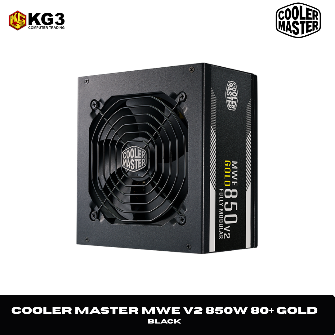 COOLER MASTER MWE V2 850W 80+ GOLD ATX 3.1 Fully Modular Power Supply BLACK